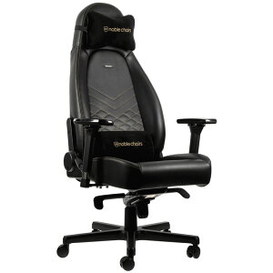 noblechairs ICON(�m�[�u���`�F�A�[�Y �A�C�R��) �Q�[�~���O�`�F�A 1�r �n�C�o�b�N PU���U�[���� �I�ׂ�S5�F 4D�A�[�����X/ �l�b�N�s���[/�����o�[�T�|�[�g�t 135°���N���C�j���O �i�C����PU���L��