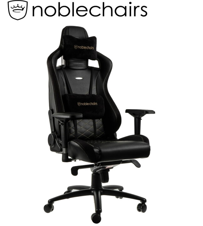 楽天市場】【メーカー在庫あり】noblechairs EPIC(ノーブルチェアーズ エピック) NBL-PU-GOL-003 ハイバック PUレザー張りゴールド 4Dアームレスト付 ネックピロー/ランバーサポート付 リクライニング/ロッキング機能付 ナイロンPU巻キャスター 人間工学設計 組立家具 ... 楽天市場】【メーカー在庫あり】noblechairs EPIC(ノーブルチェアーズ エピック) NBL-PU-GOL-003 ハイバック PUレザー張りゴールド 4Dアームレスト付 ネックピロー/ランバーサポート付 リクライニング/ロッキング機能付 ナイロンPU巻キャスター 人間工学設計 組立家具 ...