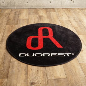 【新製品】デュオレスト DUOREST ラグマット DP-ECAP1 1枚 約幅90×奥行90cm/厚さ0.6cm 円形 表面:マイクロファイバー 裏面:滑り止め付 チェアマット