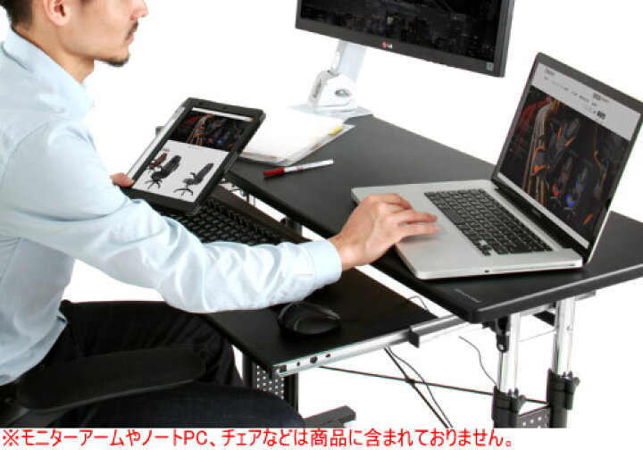 楽天市場】Bauhutte(R) スタンディングデスク BHD-1000H-WD 幅1000 