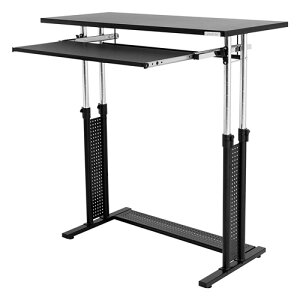 Bauhutte(R) �X�^���f�B���O�f�X�N BHD-1200H ��1200×���s��450~725×����755~1175mm �V��:�u���b�N�F �ȒP�㉺���~ 4�ӏ��X�g�b�p�[�t �X���C�h���L�[�{�[�h�u���t �A�W���X�^�[�t ���q�l�g�� �I�t�B�X,
