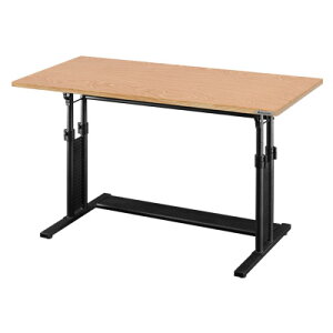 Bauhutte(R) ���~���p�\�R���f�X�N BHD-1200M-WD ��1200×���s550mm �V�̍���:59cm�`80cm �V�F�i�`�������ؖڐF �t���[���F�}�b�g�u���b�N �ȒP�㉺���~ �f���A�����j�^�Ή� �O�����̂Ȃ��\�� ��