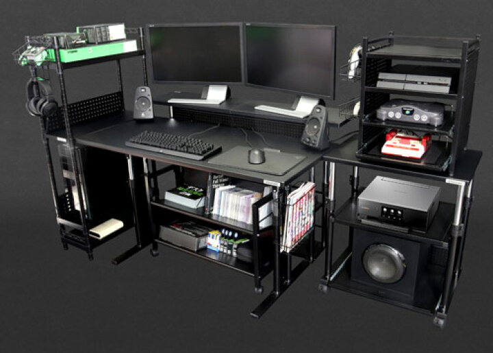 楽天市場】Bauhutte(R) デスクサイドラック BHS-600SM-BK[幅605×奥行き 