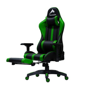 関家具 Contieaks コンティークス Roussel ルセル V3 ゲーミングチェア オットマン付 PUレザー張り 選べる全4色 ハイバック 4Dアームレスト付 ランバーサポート付 135度 17段階リクライニング ロッキ