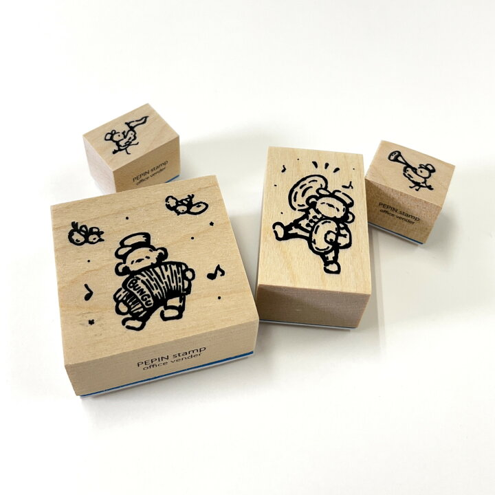 楽天市場】【2025杜の文具博】オリジナル【限定】ウッドスタンプセット 