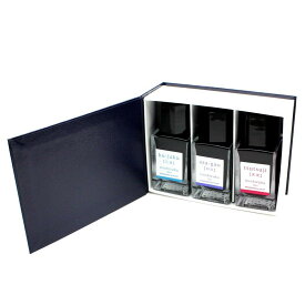 パイロット　万年筆用インク iroshizuku 色彩雫　miniボトル　選べる3色セット　専用ケース入り（3色自由に選べます ）