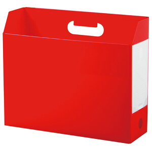 【セキセイ】 アドワン ボックスファイル A4ヨコ レッド AD-2651-20 【ボックスファイル】 【ボックス型ファイル】