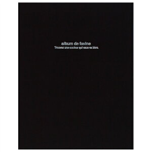 【ナカバヤシ】 ドゥファビネ フエルアルバム A4サイズ アH-A4D-161-D ブラック 【アルバム】 【フリー台紙アルバム(差替式)】