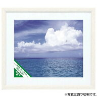 【ナカバヤシ】 木製写真額縁（丸型・ホワイト） ワイド六ッ切判 フ-SW-223 【掲示用品】 【フレーム・額…