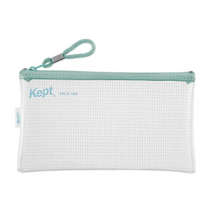 KeptクリアペンケースグレイッシュグリーンKPF6031GMレイメイ藤井