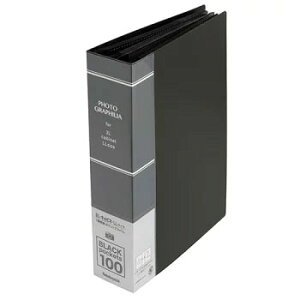 アルバム ポケットアルバム フォトグラフィリア PHOTO GRAPHILIA 2L版100枚 ブラック PH2L-1010-D ナカバヤシ