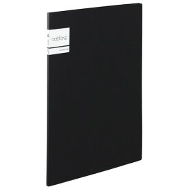 【セキセイ】 アドワン クリヤーファイル　A4-S　10ポケット　ブラック AD-2011-60 【ファイル】 【ホルダー】