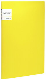 【セキセイ】 アドワン ポケットファイル　A4　5ポケット　イエロー AD-2645-50 【ファイル】 【穴をあけずにとじるファイル】