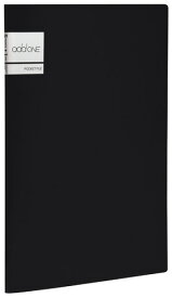 【セキセイ】 アドワン ポケットファイル　A4　5ポケット　ブラック AD-2645-60 【ファイル】 【穴をあけずにとじるファイル】