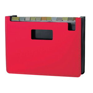 【セキセイ】 ドキュメントスタンド 発泡美人 A4 レッド FB-2312-20 【ボックスファイル】 【デスクトップ収納品】