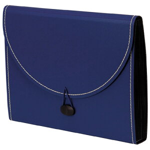 【セキセイ】 ドキュメントバッグワプ A4 ネイビーブルー FB-2313-15 【ケースバッグ】 【ケース】
