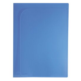 【セキセイ】 ページイン　クープレファイル　A4　ブルー PAL-200-10 【ファイル】 【穴をあけずにとじるファイル】