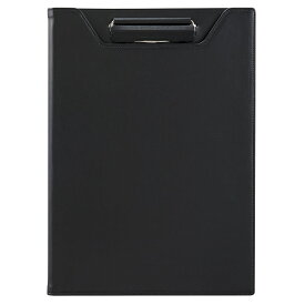 ビジネスシーンを格上げする、高級感と上質さを備えたクリップファイル ベルポスト A4 ブラック BP-5734-60 セキセイ メール便送料無料