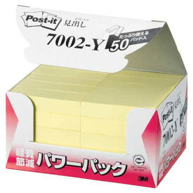 ＼300円オフクーポン配布中！／【J-461066】【スリーエムジャパン】Post-it 再生紙経費削減 7002-Y イエロー【メモ・付箋】