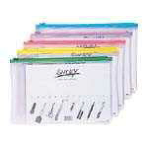 【J-527258】【LIHITLAB】クリヤーケース F-262 B5S マチなし 水【薄型ケース】