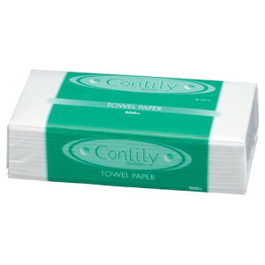 【J-387087】【紺屋製紙】ペーパータオル ソフトコンリリー 25個【衛生紙】