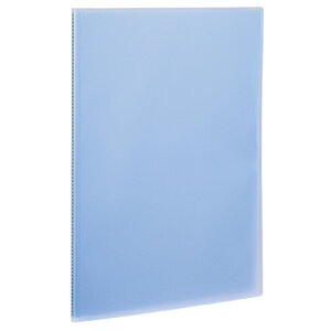 【セキセイ】 アクティフ スローインファイル 一件楽着 A4 2ポケット コバルトブルー ACT-3930-14  【ファイル】 【穴をあけずにとじるファイル】