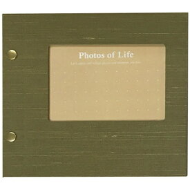 【セキセイ】 ホックアルバム　ゴールド　HK-5783-43　 【アルバム】 【フリー・粘着タイプ（台紙差替式）】