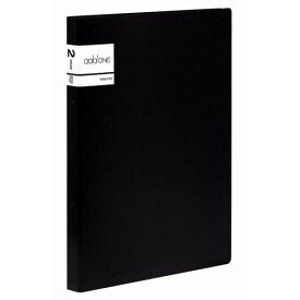 【セキセイ】 アドワン　リングファイル　A4-S　ブラック AD-2225-60 【ファイル】 【穴をあけてとじるファイル】