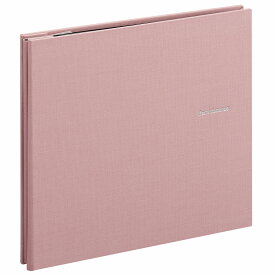 フリーアルバム ＜ドット糊・黒台紙＞ スモーキーピンク XP-4708-25 セキセイ