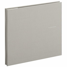 フリーアルバム ＜ドット糊・黒台紙＞ ライトグレー XP-4708-61 セキセイ