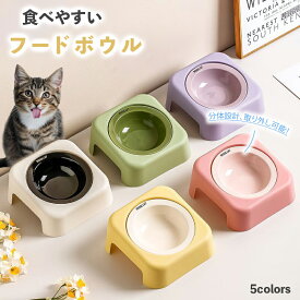 フードボウル 食べやすい 傾斜 猫用食器 高さがある おしゃれ 陶器 小型犬用食器 ペット用 スタイリッシュなデザイン 耐久性に優れた食器 便利な使用感 清掃簡単 調和の取れたカラー 吐き戻し ご飯皿 猫皿 餌皿 斜め セラミック