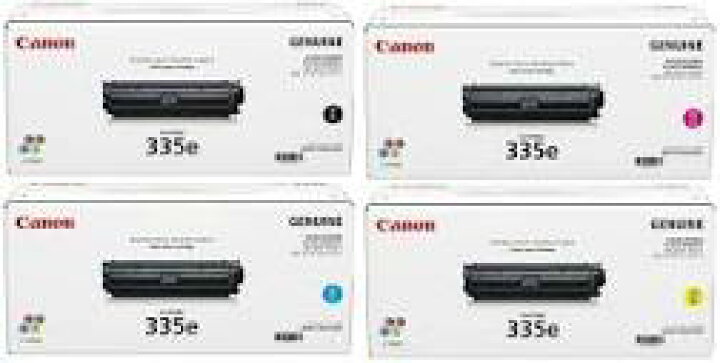 楽天市場】CANON トナーカートリッジ335e 4色セット（純正 
