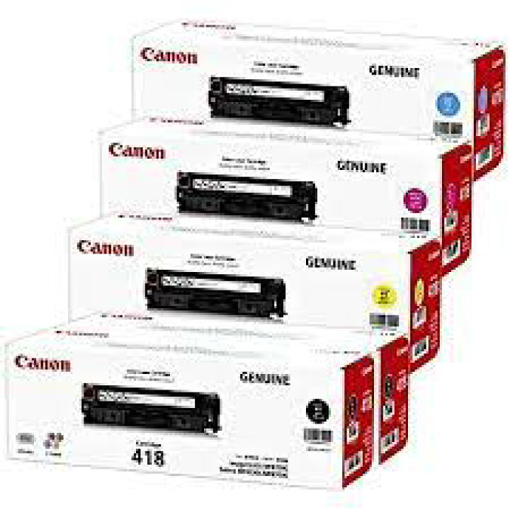 楽天市場】CANON トナーカートリッジ418 4色セット（純正） : オフィス 