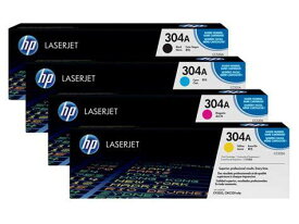 HPプリントカートリッジ（ブラック/シアン/イエロー/マゼンタCP2025用）CC530A/CC531A/CC532A/CC533A　4色セット