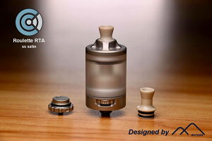 新着商品 AcrossVape Roulette RTA 3.5ml 22mm【SS】アクロスベイプ ルーレット アトマイザー 本体 ベイプ 電子タバコ vape [E-5]