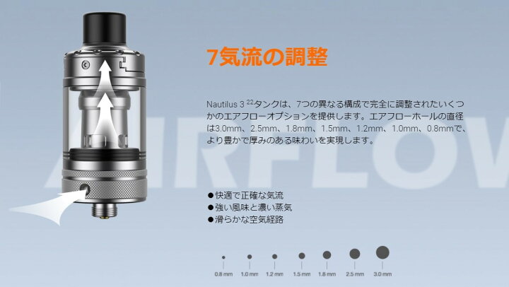市場 Aspire フラカン 液漏れ対策 26mm アスパイア クリアロ Huracan クリアロマイザーベイプ 爆煙 Vape Tank ウラカン アトマイザー