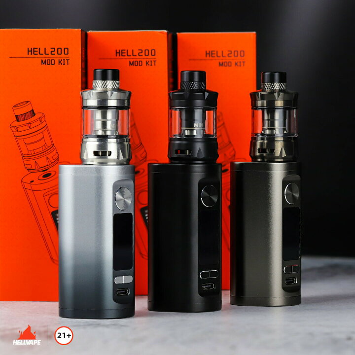 楽天市場】Hellvape Hell200 Box Mod Kit TLC アトマイザーセット 電子 