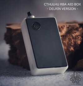 Cthulhu RBA AIO BOX Delrin Version ホワイトデルリン クトゥルフ 電子タバコ ベイプ vape 本体 クツルフ [H-55]