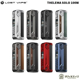 Lost Vape THELEMA SOLO BOX MOD 100W 本体のみ ロストベイプ テレマ ソロ 電子タバコ 本体 mod vape ベイプ デバイス [P-13]