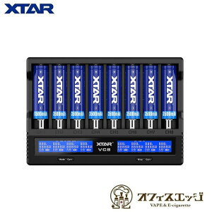 XTAR VC8 Charger obe[`[W[ dq^oR xCv vape Battery Charger [d GNX^[ 18350 18650 20700 21700 26650 obe[ jbJh jbP `ECIobe[ [W-22]