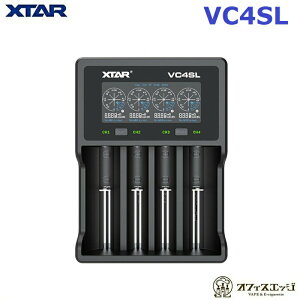 XTAR VC4SL �o�b�e���[�[�d�� �o�b�e���[�`���[�W���[ �G�N�X�^�[ �d�q�^�o�R �x�C�v Battery Charger �[�d�� ���`�E���C�I���o�b�e���[ [Q-22]