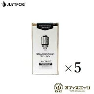 【5箱セット】【1.6Ω】 JUSTFOG Q14 Q16 交換用コイル ジャストフォグ　JUSTFOG Q14 Compact Kit スペア…