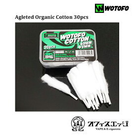 Wotofo Agleted Organic Cotton【30本入り】コットン ウィック ベイプ vape 電子タバコ ビルド リビルダブル ツール 綿 RBA ウォトフォ Profile RDA プロファイル [H-20]
