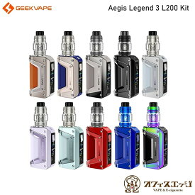 Geekvape L200 III (Aegis Legend 3) Mod Kit with Z Fli アトマイザーセット ギークベイプ イージスレジェンド 3 ベイプ 本体 vape モッド mod 爆煙 水蒸気 [A-99]