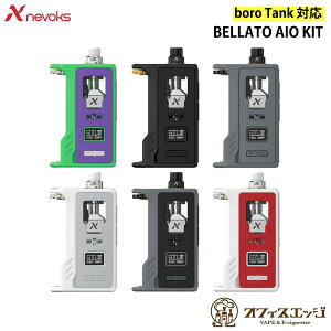 {^NΉ Nevoks Bellato AIO Kit 60WyRBAo[WzBB݊@ { vape xCv mod dq^oR l{bNX xg[ xg[ 18650obe[Ή boro tank { boro ݊@ {^N [P-4]