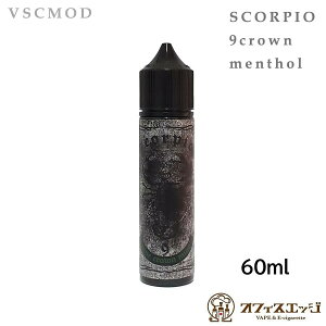 SCORPIO 9crown menthol 60ml VSCMOD �^�o�R�n �����\�[�����~���g �X�R�[�s�I 9�N���E�� �x�C�v vape ���L�b�h �d�q�^�o�R �y�j�R�`��0 �^�[��0�z [S-27]