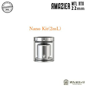 Amazier MTL RTA 22mmp Amazier Nano Kit SS 2mL imLbg Ambition Mods ArVbY A}WA Ag}CU[ JX^ p[c q [J-81]