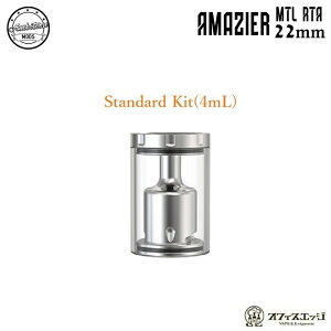 Amazier MTL RTA 22mmp Amazier Standart Kit SS 4mL X^_[hLbg Ambition Mods ArVbY A}WA Ag}CU[ JX^ p[c q [T-1]