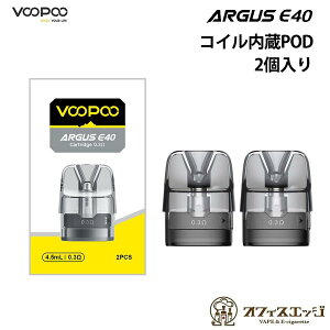 VOOPOO Argus E40 Pod RC J[gbW 2 u[v[ A[KX  XyA RC coil [T-78]