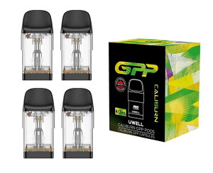 Uwell Caliburn GPP Pod �J�[�g���b�W 4���� 3ml Caliburn G4 PRO/Caliburn G4/G4 Mini/G3 PRO/G3 PRO KOKO/G3 Lite/G3 Lite KoKo G5 G4 G3 �V���[�Y ���[�E�F�� �J���o�[�� �R�R �|�b�g �|�b�h POD pod �J���o�[��G4 coil �R�C�� [